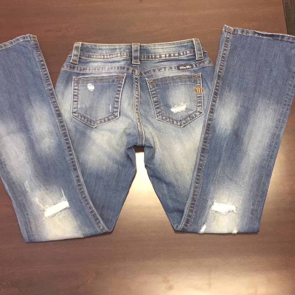 Miss Me Mid-Rise Boot darker wash